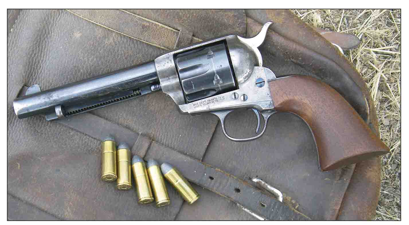 There is no official record suggesting the Frankford Arsenal ever produced a .45 Colt 40-grain black-powder load.